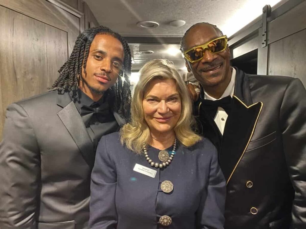 Senator Lummis with Snoop Dogg at Trump’s Inauguration this week, 